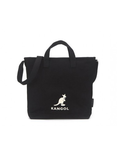 Kangol Mark Canvas Two-Way ToteBag- Black 3825 